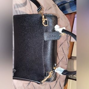 Brand new Coach Tilly Top Handle Satchel in Black